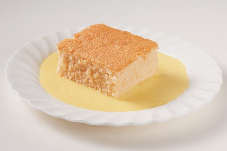 Ginger sponge and custard