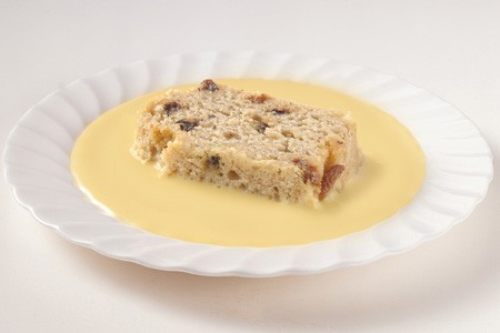 Spotted dick and custard